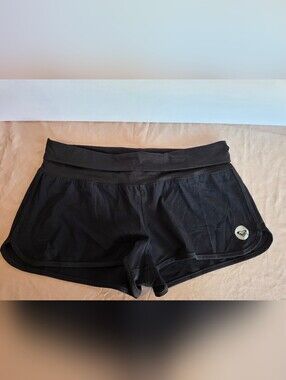 Roxy Women's Black Board Shorts- UPF 50 (Size Large)